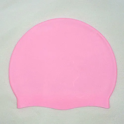 Free Sample Nontoxic Silicone Swimming Cap for Women and Man photo-4