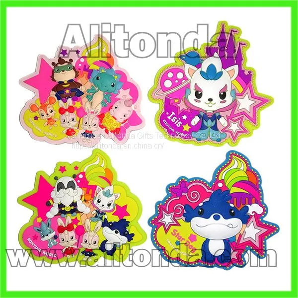 Custom Soft Pvc Cartoon Animal Flower Food Fridge Magnet for Home photo-3