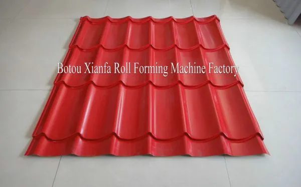 Aluminium Roofing Tile Glazing Forming Machine photo-5