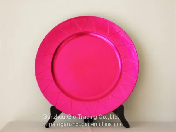 Plastic Charger Plate,christmas Decoration Plate Festival ProductsYF-60054 photo-3