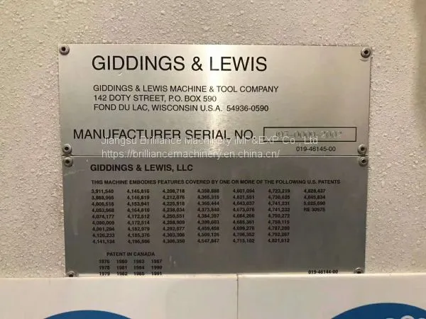 USA GIDDINGS & LEWIS HMC 410 Horizontal Boring & Milling Machining Center photo-3