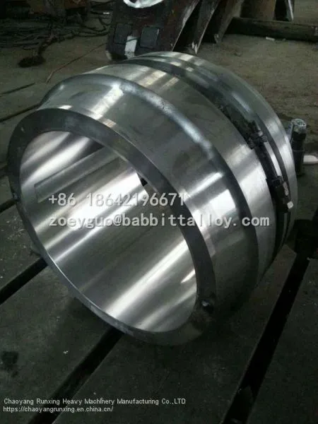 Gearbox Bearing White Metal Bearing Babbitt Bearing
