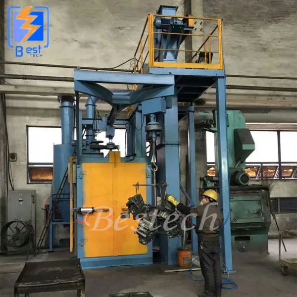 Spinner Hanger Hook Shot Blasting Machine photo-4