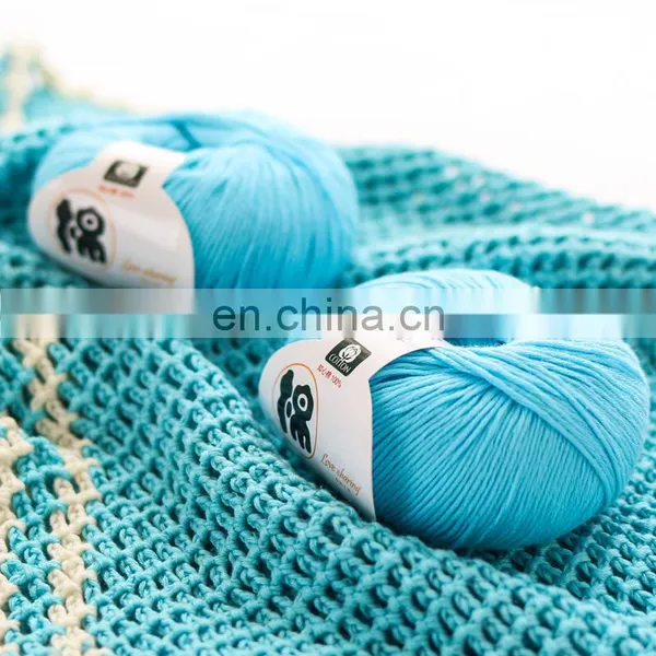 Wuge Very Soft Feather Baby Yarn 100 Cotton Yarn for Knitting photo-2