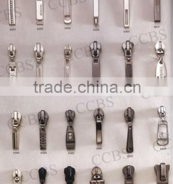 All Kinds of Key Locking Zipper Plating Sliders