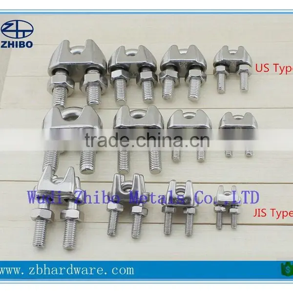 Stainless Steel Ringging Hardware Wire Rope Clips/Cable Grips/Wire Rope Clamp photo-5