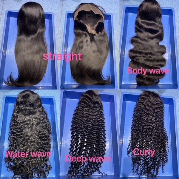 KHH 30 32 Long Length Raw Lace Front Wig For Black Women Free Lace Wig Samples Raw Brazilian Cuticle Aligned Hair Lace Closure Wig photo-5