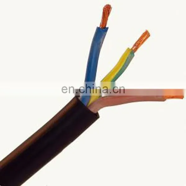 Flexible Pure Copper Rubber Insulated H07RN-F Cable 3x1.5mm2 photo-5