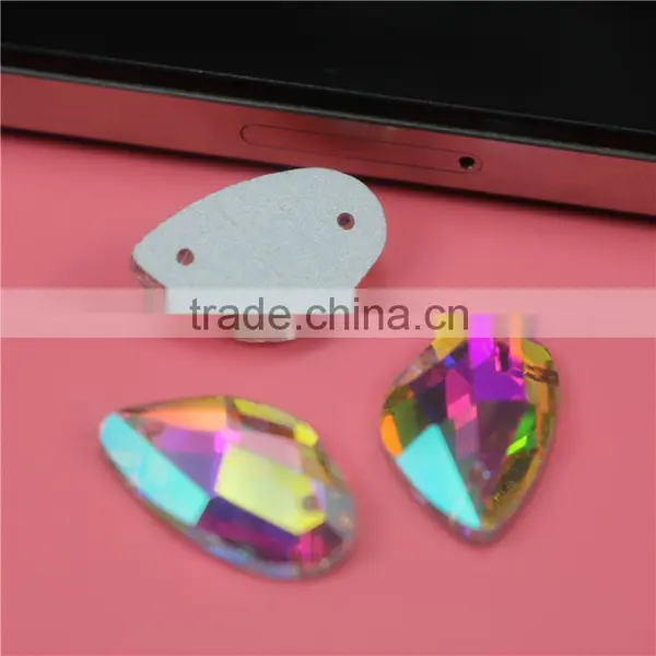 Top Quality Wholesale Light Sapphire Rhinestone Flatback Hot Fix Crystal Beads photo-6