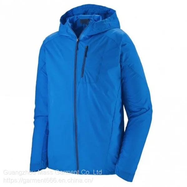 2021 New Hot Sale High Quality 100% Polyester Fiber Reflective Zipper 100% Polyester Zippered Chest Pocket Breathable Ultra Light Air Jacket photo-3