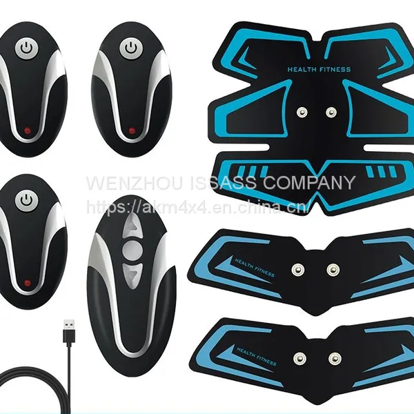 USB Rechargeable Electric EMS Abs Trainer Abdominal Muscle Belt Stimulator Muscle Toner Muscle Training Hotsale in Amazon photo-2