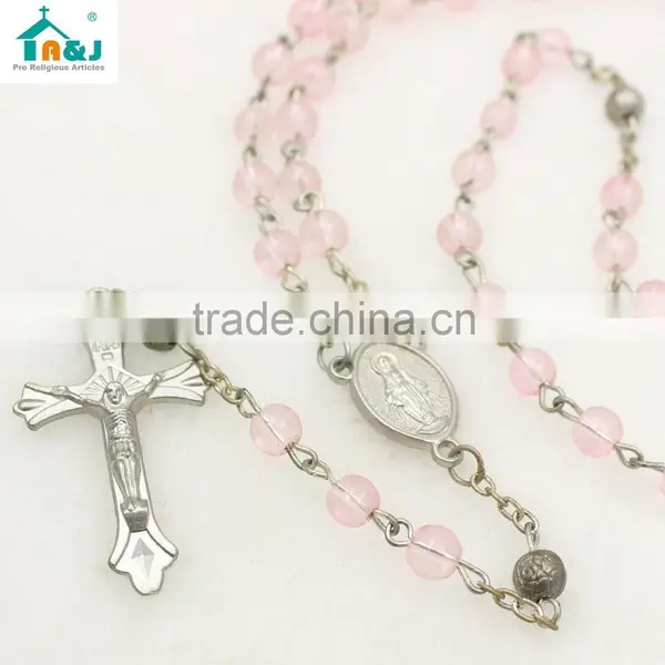 Hot Sale Plastic Rosary Bead Necklace photo-3