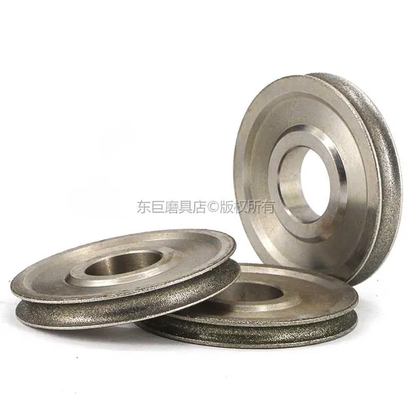 Electroplated Diamond Coated Abrasive Grinding Wheel of Round n Straight Edge for 3~12mm Glass Shape Edging Machine photo-3