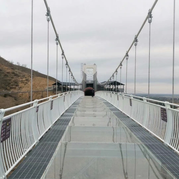 Glass Walkway Bridge Factory Glass Suspension Bridge Glass Bridge Design And Construction