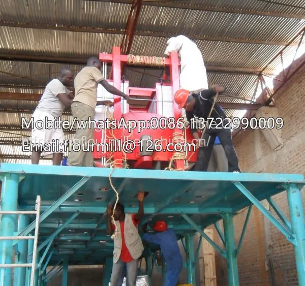 African Standards Maize Large Commercial Efficiency 100ton Corn Flour Mill Machine With Price photo-5