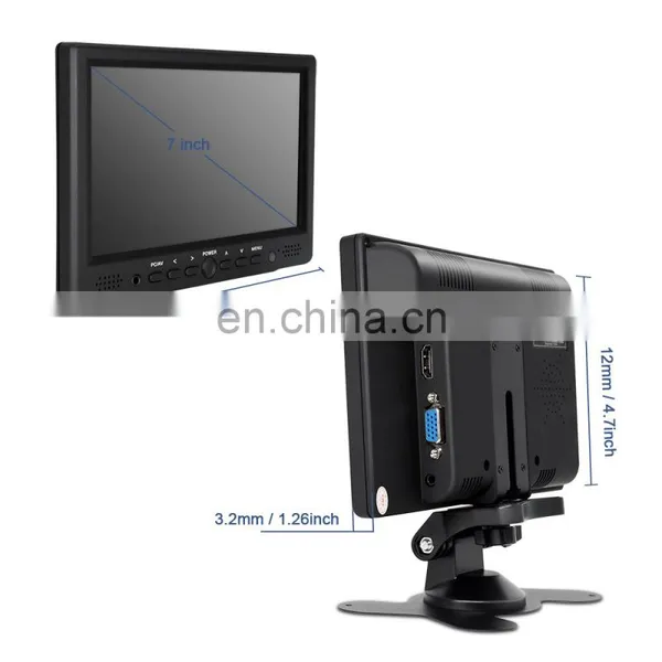 7 Inch Portable Monitors Finishing Touch Capacitive Micro Touch photo-2