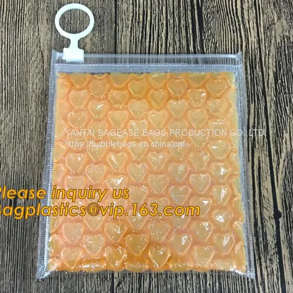 Reusable Metallic Matte Glossy Holographic Ziplock Bags, Reclosable Cosmetic Packing Bubble Pouch Slider Zipper photo-2