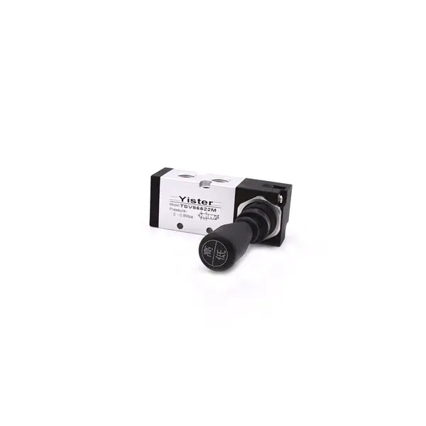 2/5 Way 1/4inch TSV86522 Pneumatic Hand Lever Manual Control Valve With Mechanically Return photo-2