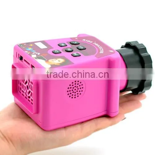 Portable Projector,Mini Cartoon Projector For Kids Learning Children Educational photo-5
