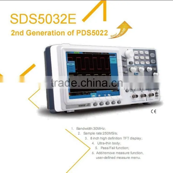 NEW 8inch SmartDS Series Dual Digital Storage pc Oscilloscope(60MHz) (SDS6062) photo-2