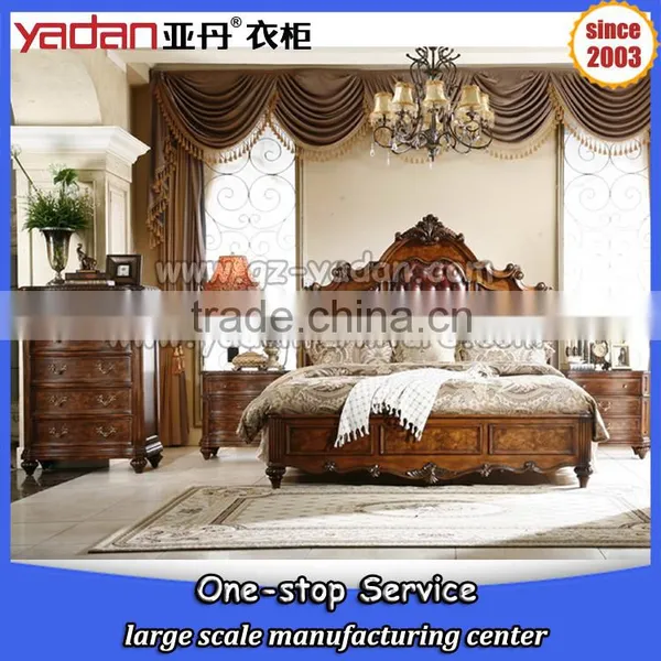 Home and Hotel Furniture Bed Room Furniture Wooden Sleeping Bed