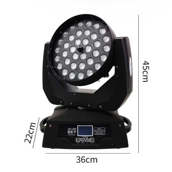 Stage Lights Factory Direct Sales 36Pcs 10W Stage Lighting for Dj Club 36*10W RGBW 4in1 Zoom Moving Head Wash Disco Light photo-4