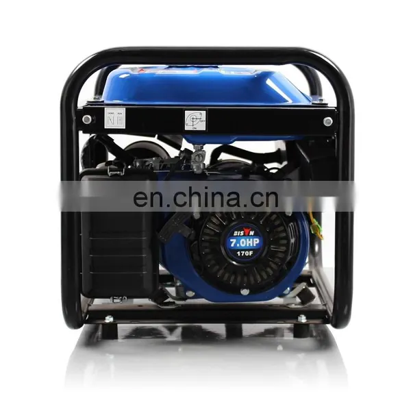 BS3500 BISON China Taizhou Home Use Standby 2800W Cooper Wire Recoil Start Electric Start Gasoline Generator photo-5