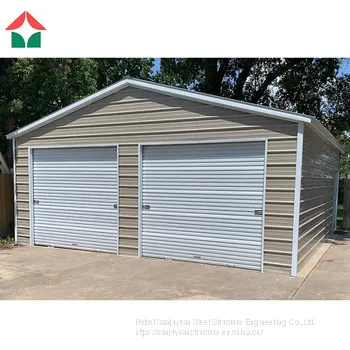 China Hot Sale Prefabricated Steel Structure Car Shed Garage Building photo-5