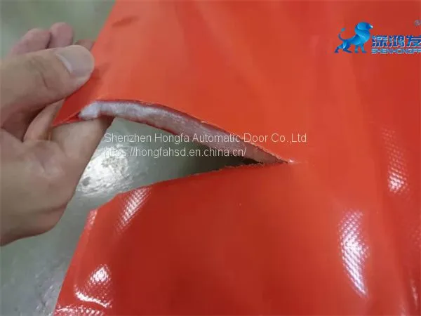 Zipper Door Custom High Speed Cold Room Freezer Front Insulated PVC Rolling Door photo-5