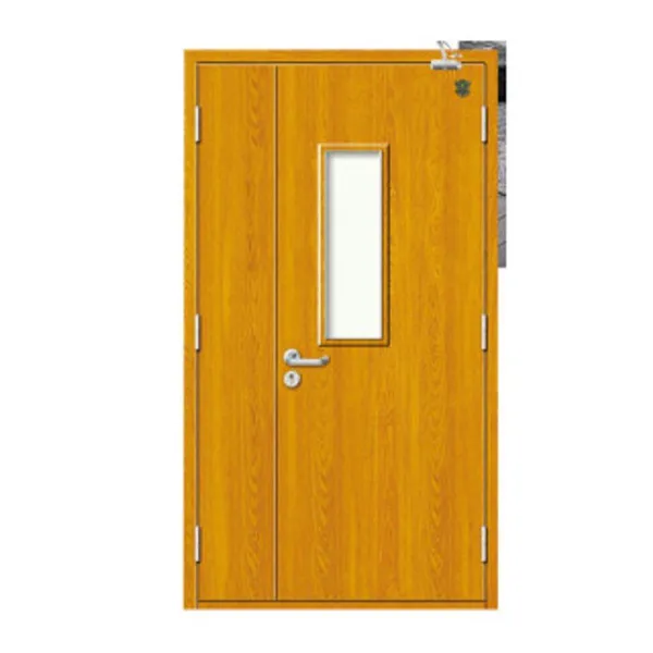 Cheap Price Steel Fire Rated Door Emergency Metal Galvanized Steel Fire Door Hospital Interior Fire Exit Door