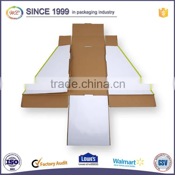 China Factory 5 Ply Color Printing Green Cardboard Corrugated Carton Box photo-2