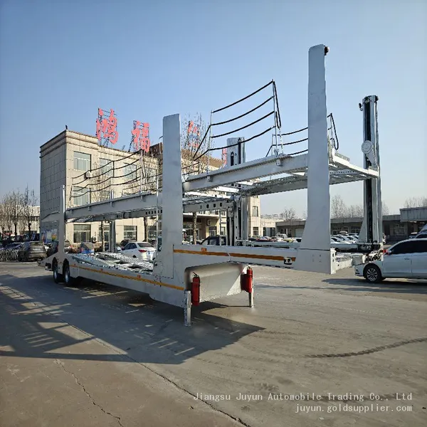 Galvanized Semi-trailer Customized Semi-trailer Export Russian Trailers Russian Certification photo-2