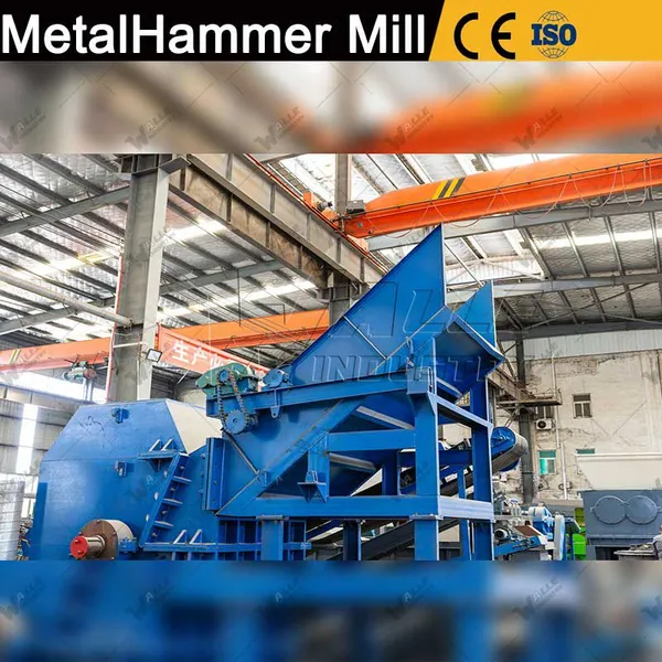 Mini Copper Crusher Car Body Shredding Aluminum Can Shredder Metal Recycling Plant