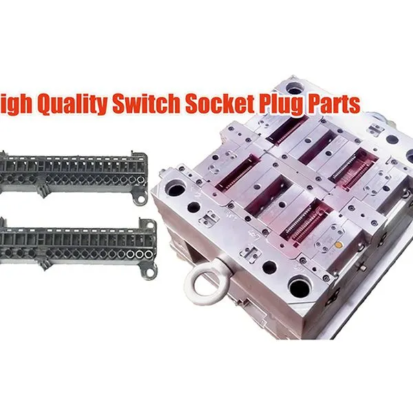 Multi Cavity Custom plastic injection mold for Switch socket plug