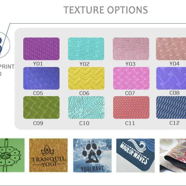 Eco Friendly Double Layers TPE Yoga Mat Non Slip Odorless Exercise Mat for Women and Men