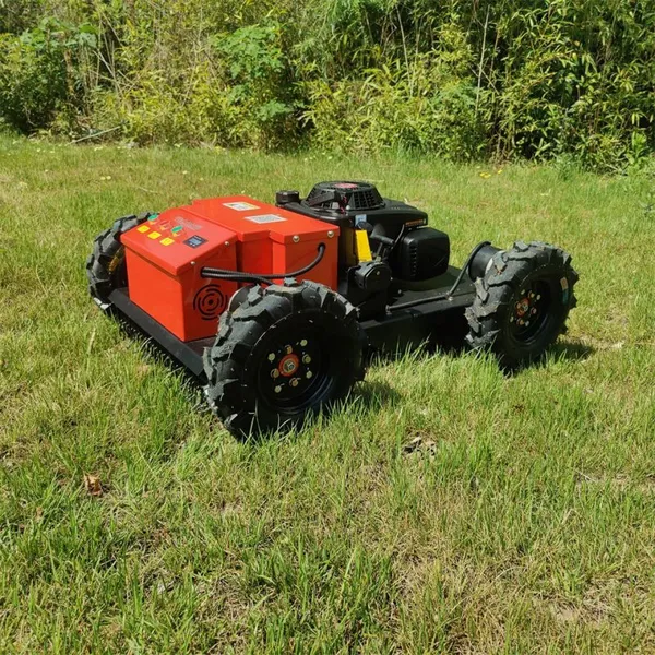 Petrol Cordless 4-Stroke Industrial Grade Self Propelled 20-Inch Cutting Blade Multifunctional RC Grass Cutting Machine photo-4