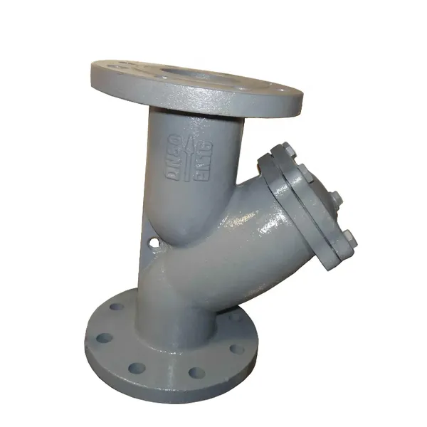 DIN Standard Flange GG25 WCB Cast Steel Full Bore Y Type Strainer Pipeline Filter Water photo-5