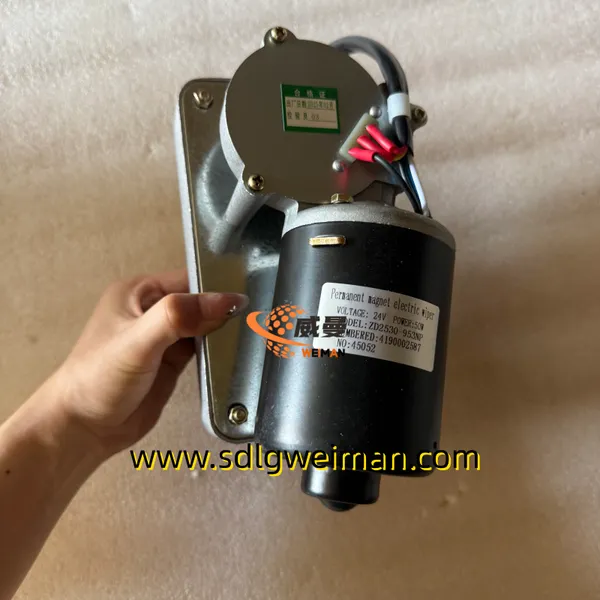 SDLG Spare Parts 4190002587 Wiper Motor For LG936L LG956L Wheel Loader photo-2