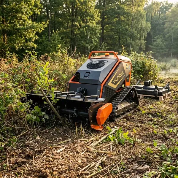 MTSK1000 Breitschnitt-Fernschlegelmäher mit 1000mm Schnittbreite und 4km/h Geschwindigkeit für die gewerbliche Landschaftspflege