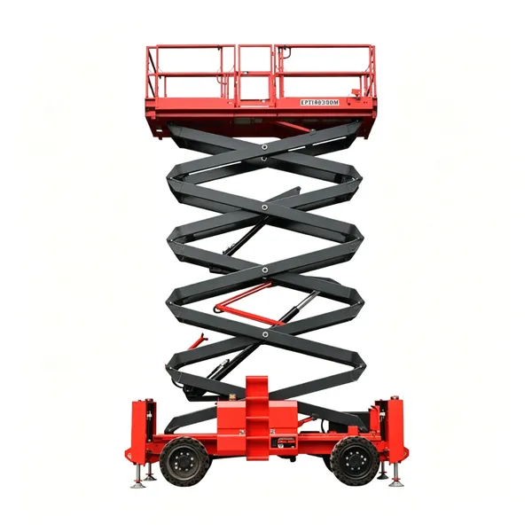 4m-12m Tracked Self-propelled Aerial Work Platform Lift Electric Rough Terrain\/crawler Scissor Lift
