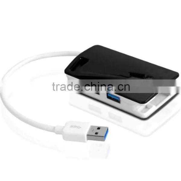Box Shape Tablet USB Hub Travel Power Charger Adapter With 4 Port photo-2