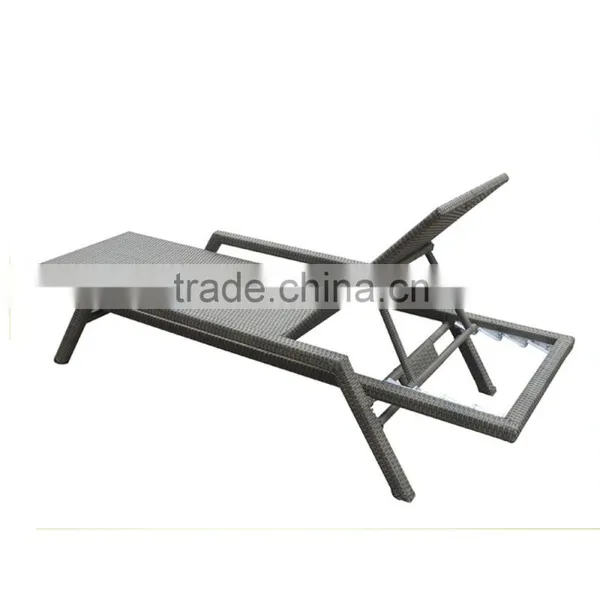New Model Sofa Bed Outdoor Aluminum Folding Beach Luxury Lounge Chair photo-2