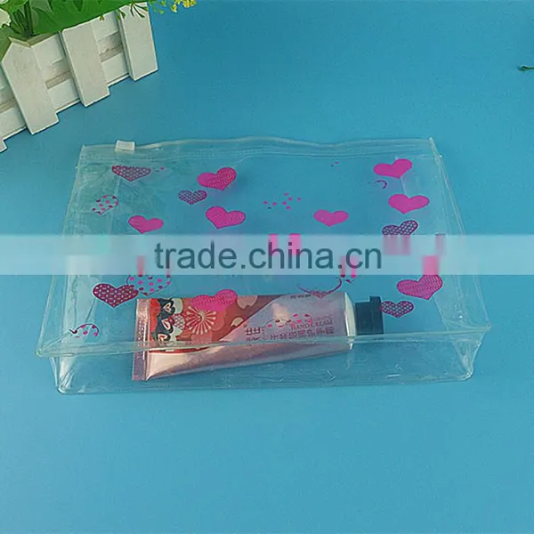 Degradable Material Makeup Bag Clear PVC Bags With Zipper photo-4