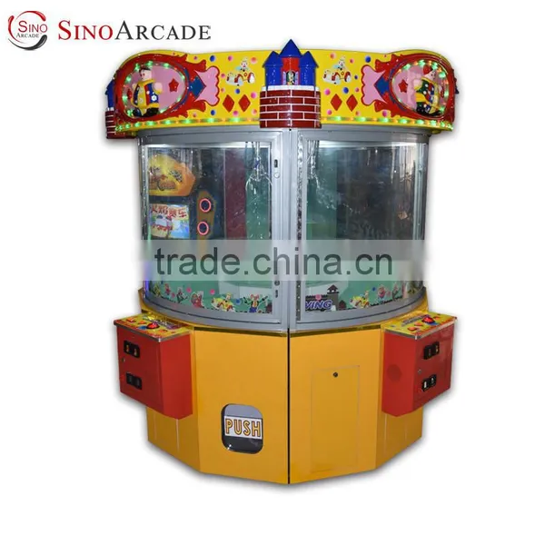 Sinoarcade 4 Players Coin Operated Plush Toys Catcher Prize Crane Claw Machine for Sale
