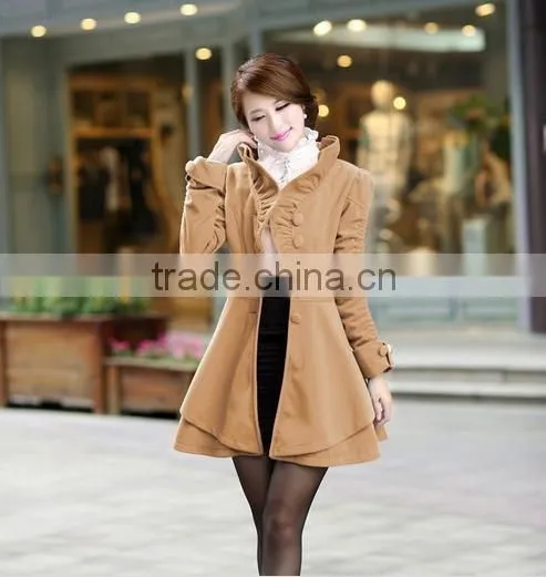 Slim And Fashion Coat With Long Sleeve For Women photo-3