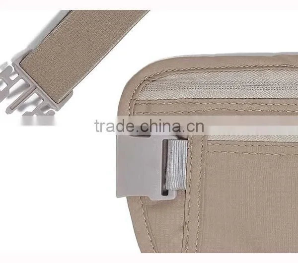 Travel Rfid Blocking Waist Money Belt With Phone Pocket for Sport photo-6