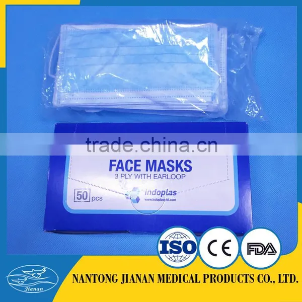 Non Woven Disposable Face Mask / Surgical Face Mask (Ear-loop or Tie-On) photo-3