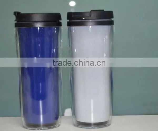 13oz Custom Logo Plastic Color Changing Magic Travel Mug photo-2