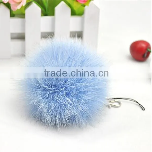 Natural Genuine Fox Fur Pom Poms /balls for Decoration photo-2