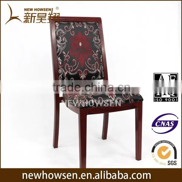 Imitated Wooden Metal Hotel Chair photo-2